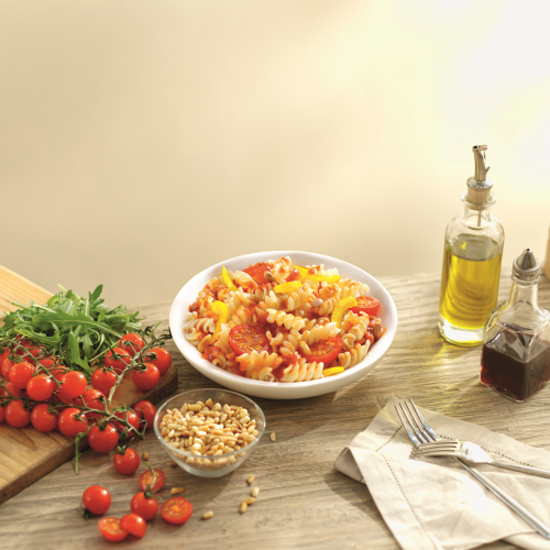 Recept Mini Fusilli met paprika Grand'Italia